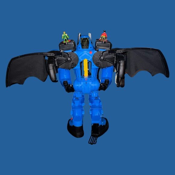 Fisher-Price Imaginext DC Super Friends Batbot Xtreme & 4 Figures 4 Missiles - Picture 4 of 5